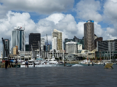 Sea coast horizon dock Photo