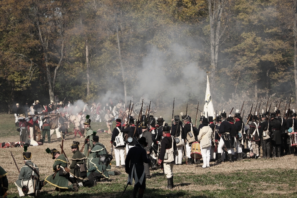 People crowd military soldier