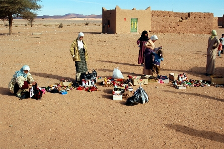 Landscape nature sand people Photo