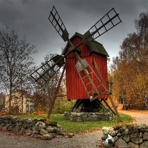 Natur fallen windmühle wind Foto