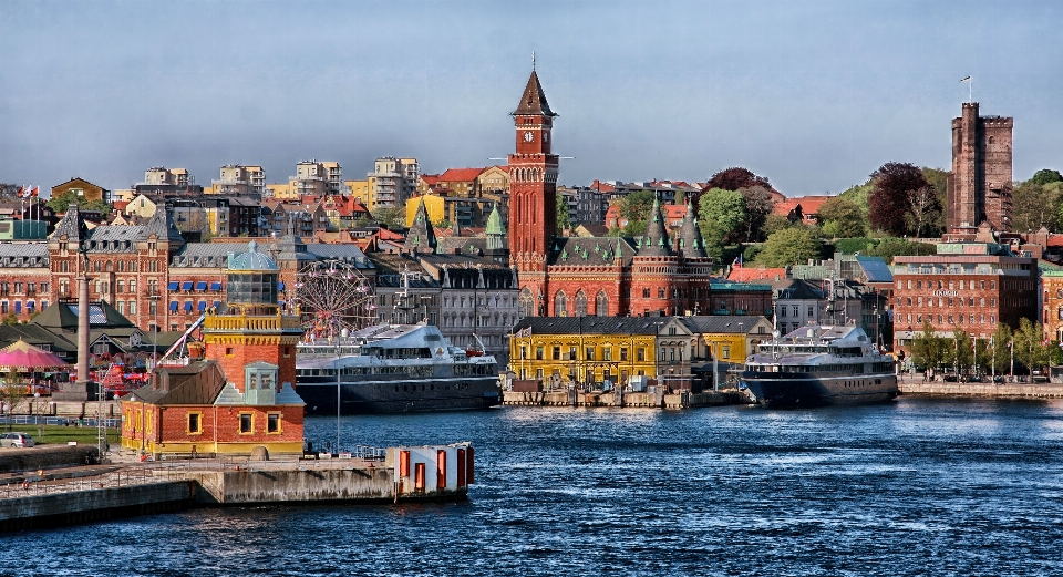 море побережье вода архитектура