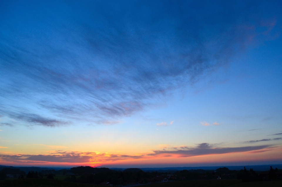 自然 地平線 クラウド 空