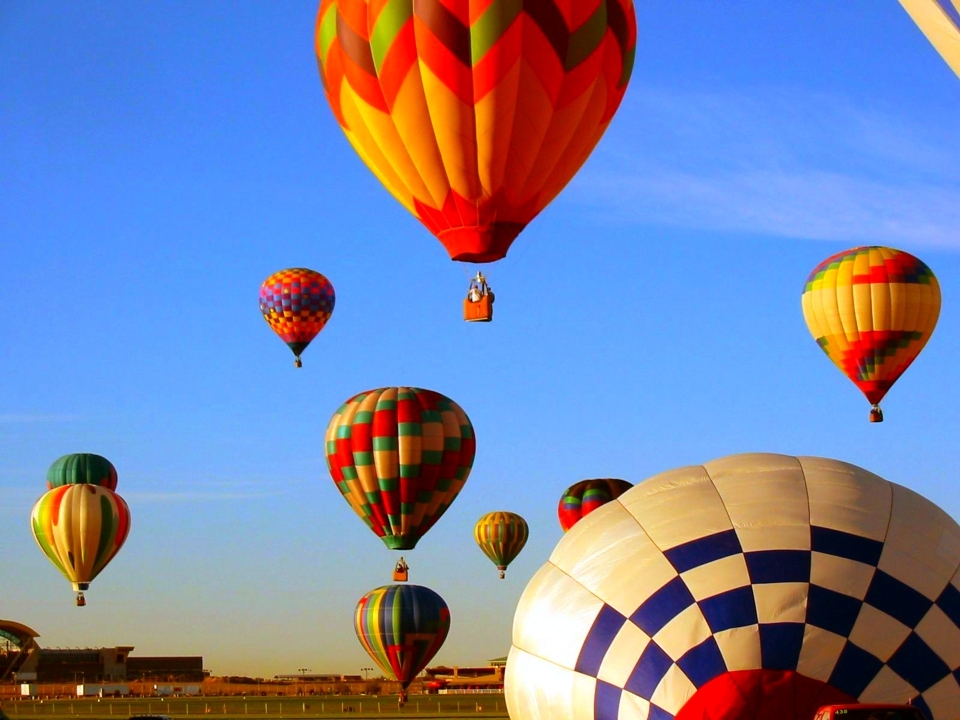 Himmel ballon heißluftballon flugzeug