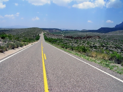 Landscape nature grass road Photo