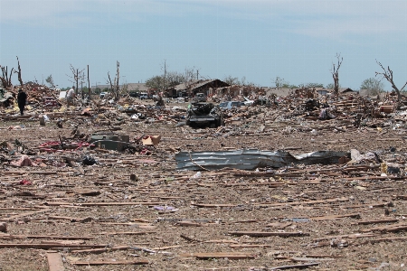 Foto Ruína destruído tornado desastre natural
