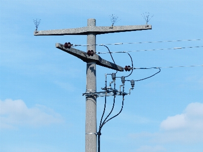 Foto Langit teknologi angin antena