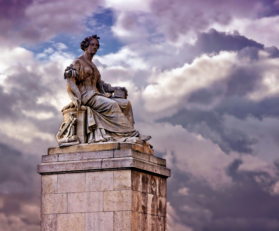 Cielo parís monumento francia