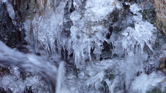 水 自然 滝 雪 写真