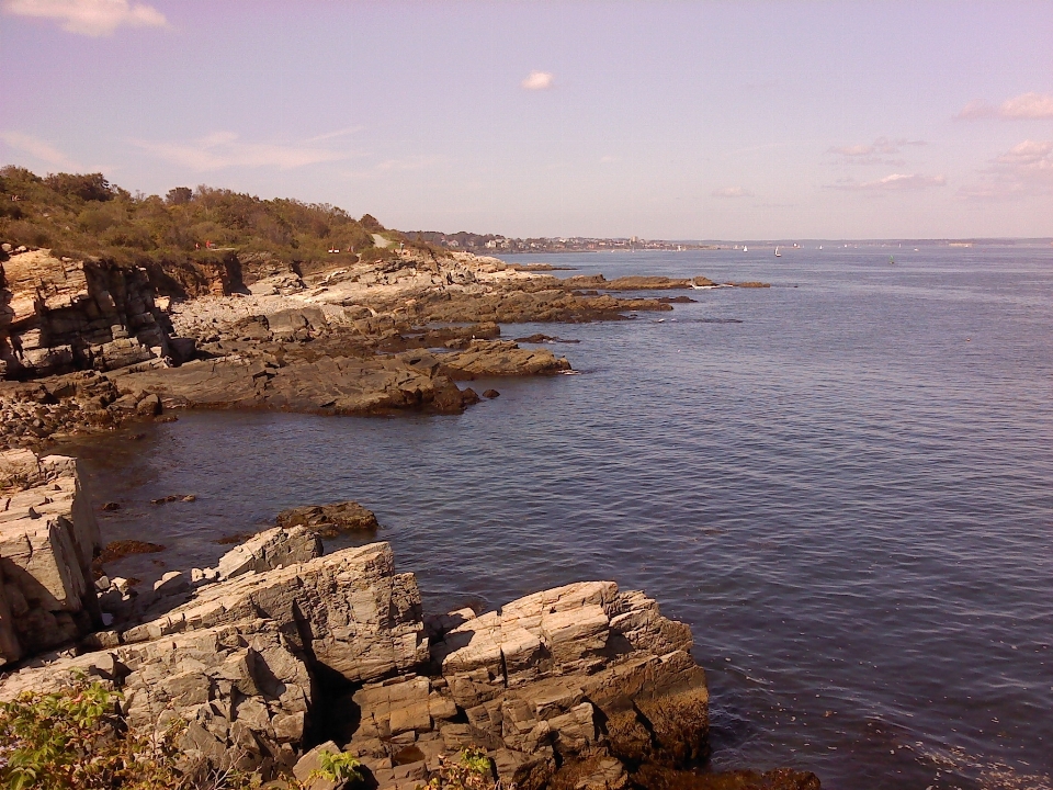 Beach landscape sea coast