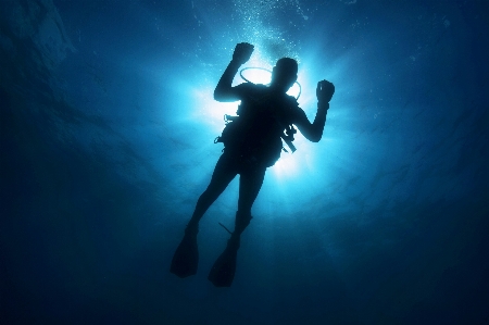 Sea water ocean silhouette Photo