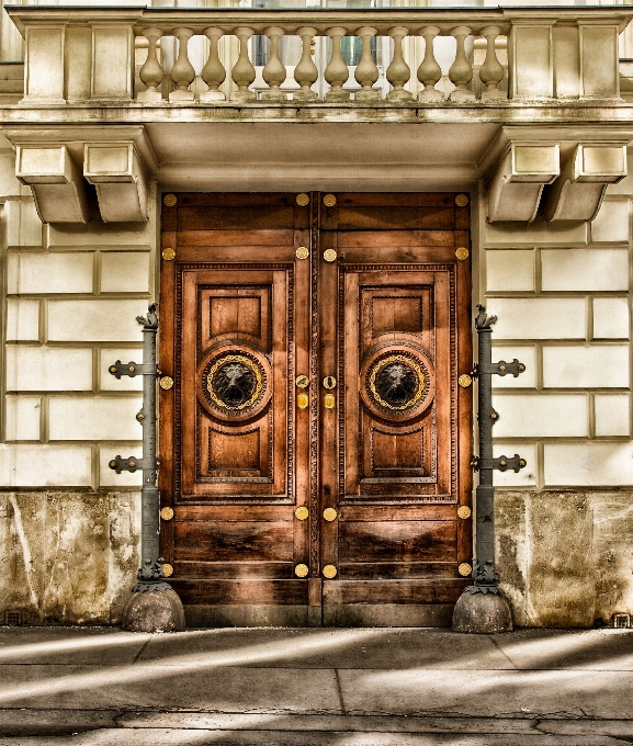 Die architektur holz fenster gebäude