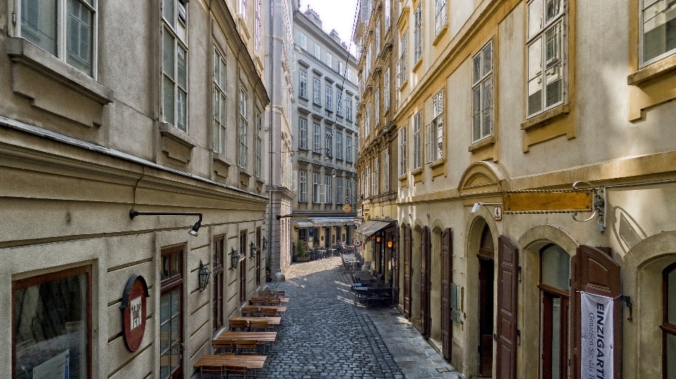 Cafe die architektur straße stadt