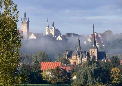 Die architektur himmel nebel horizont Foto