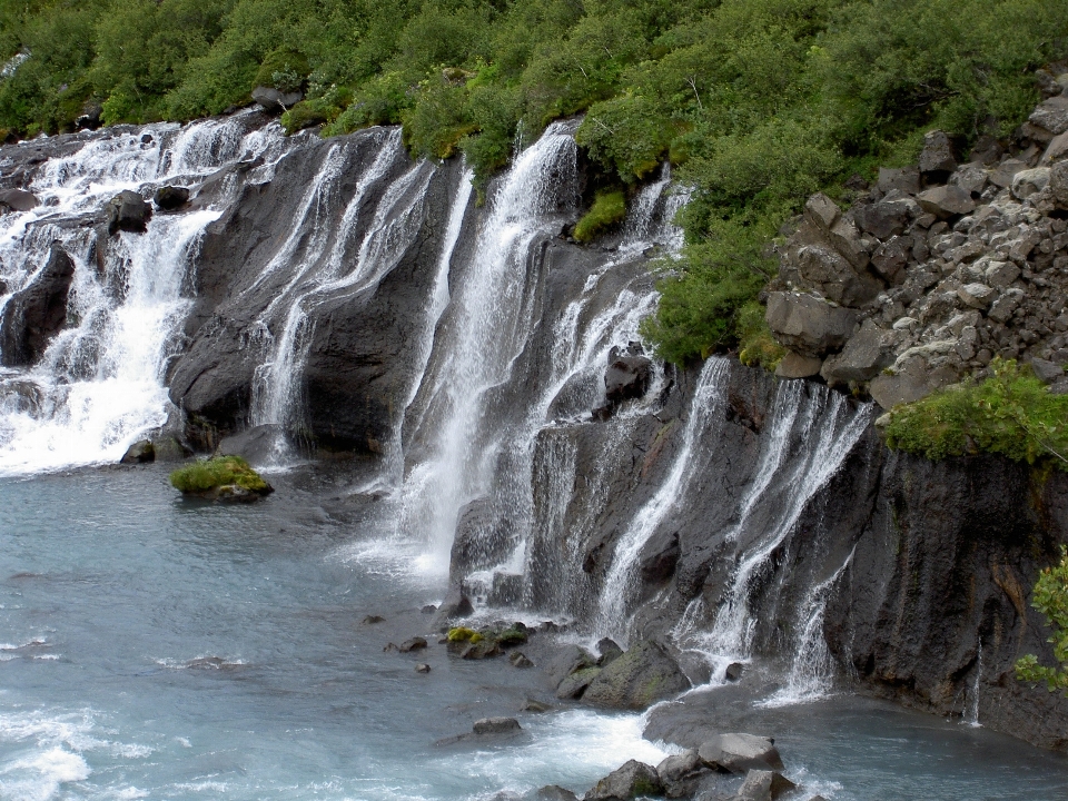 вода водопад река stream