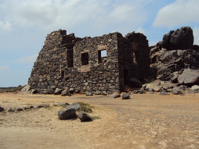 Landscape sea coast rock Photo