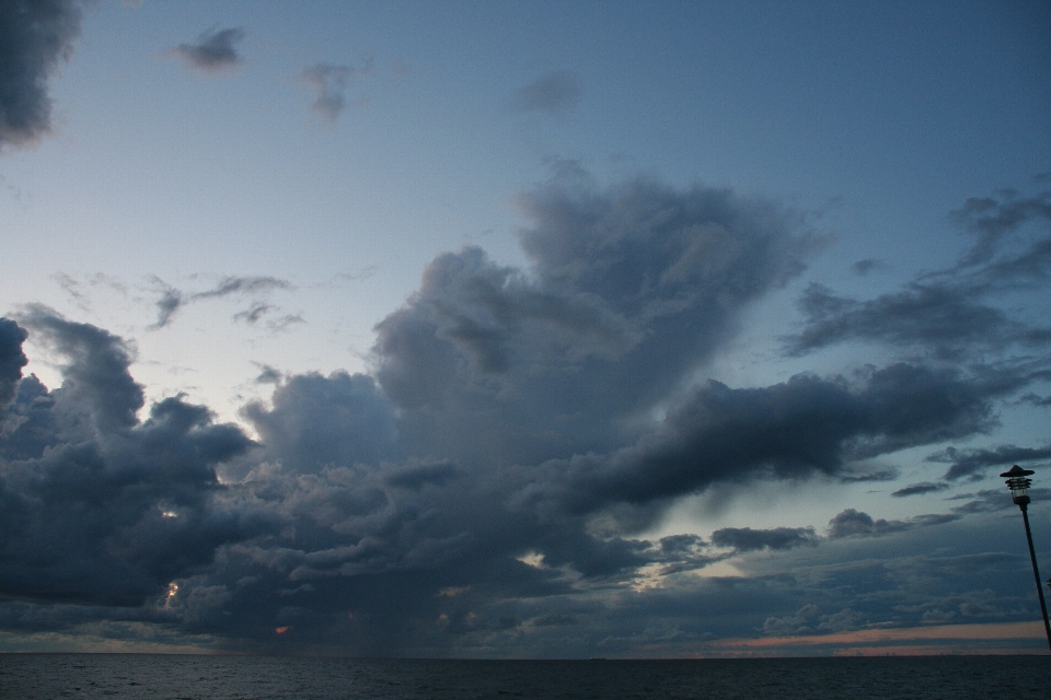 Mar costa oceano horizonte