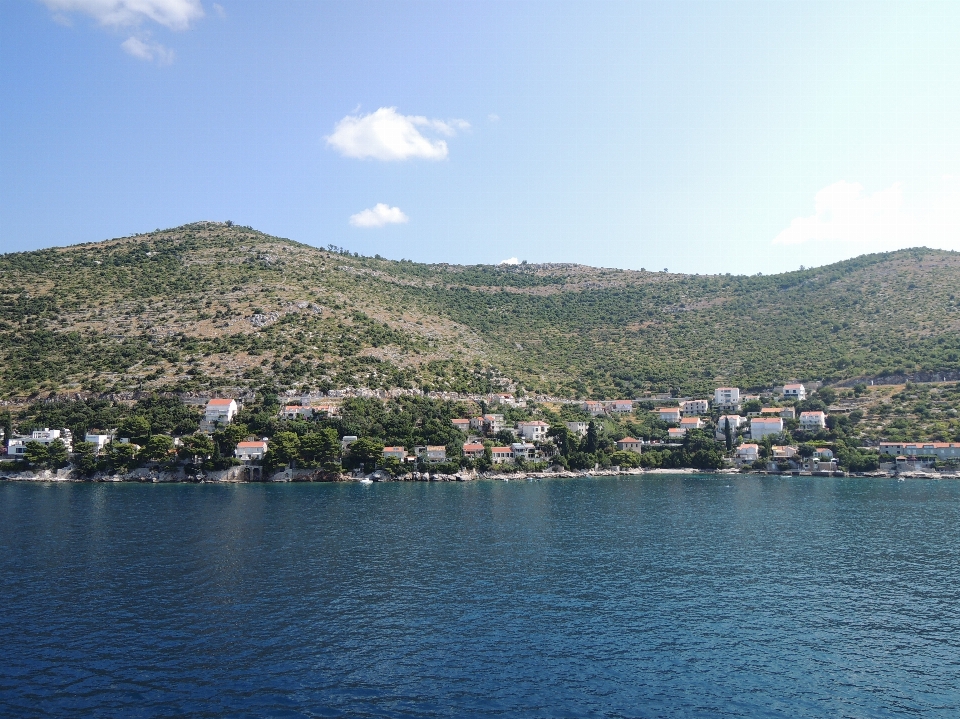 Landscape sea coast water