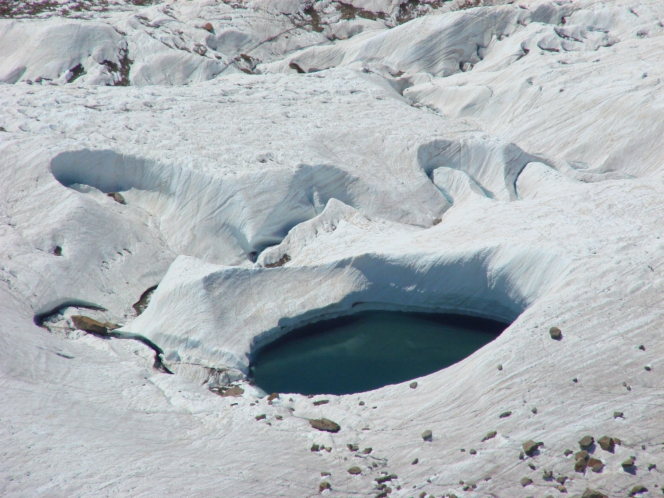 água neve frio piscina