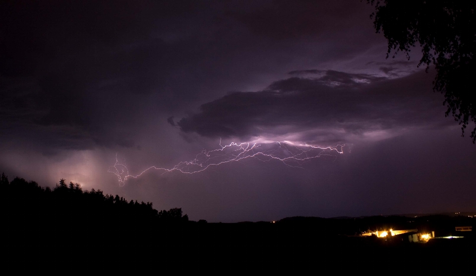 Landscape cloud sky night