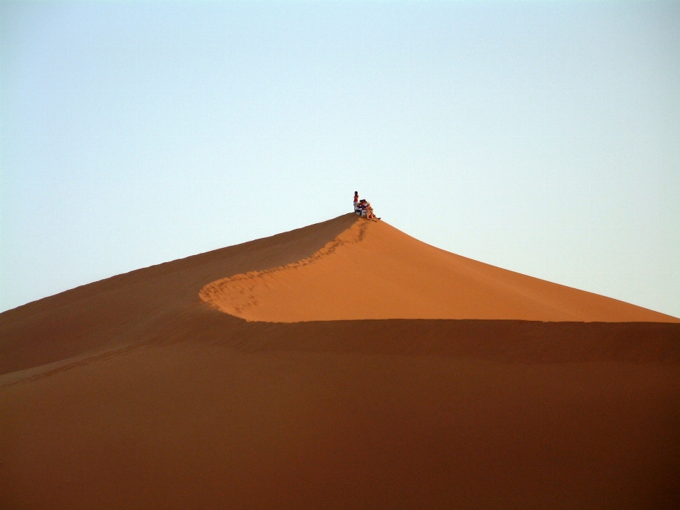 Paisagem areia deserto duna
