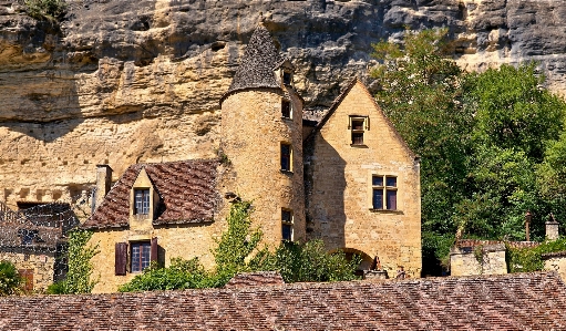 Rock mountain architecture house Photo