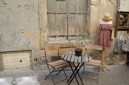 Table wood house chair Photo