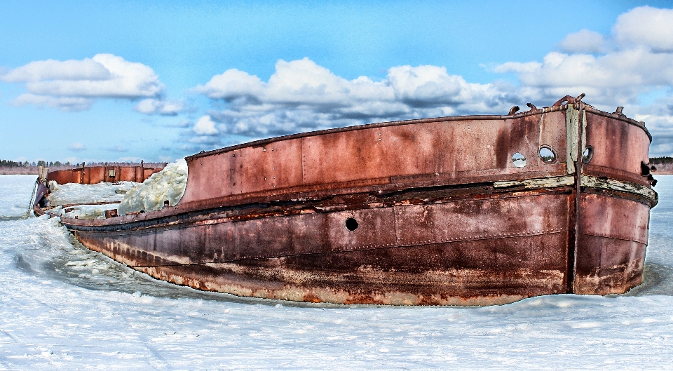 Mare acqua natura nevicare