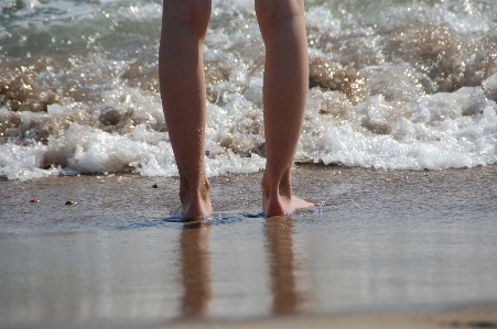 Beach sea water sand Photo