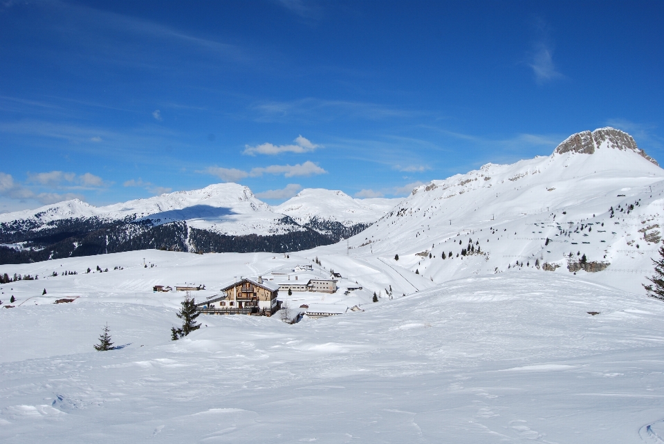 Landscape mountain snow winter