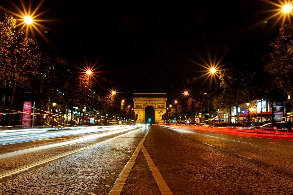 Licht nacht paris monument