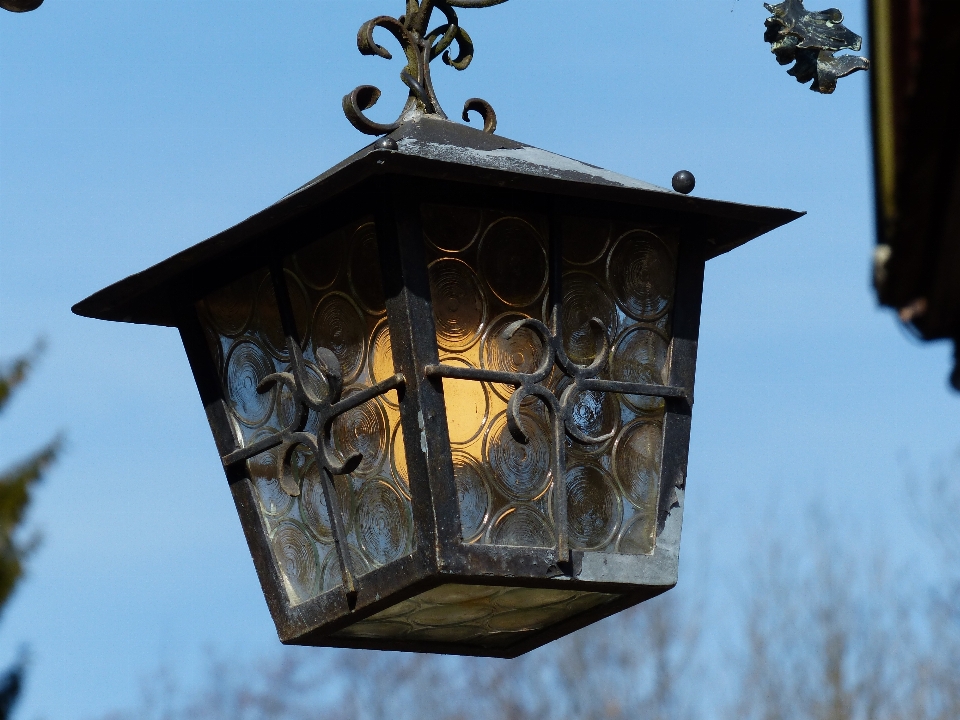 Luz lanterna iluminação pública
 lâmpada