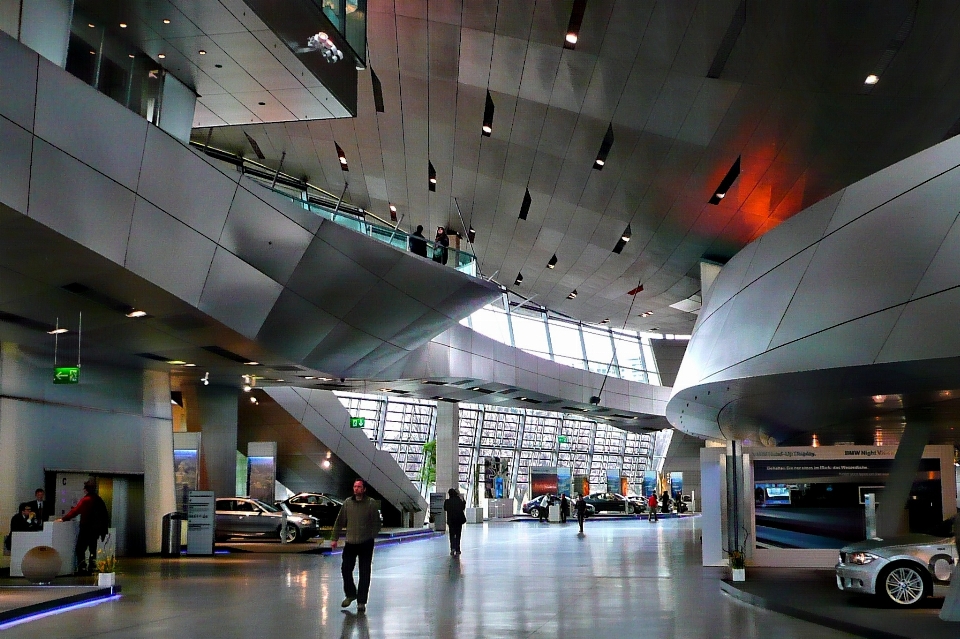 Interior building airport public transport