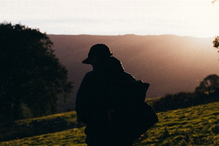 Photo Paysage mer nature silhouette