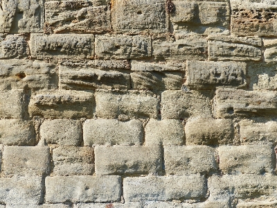 Rock 建物 壁 石垣
 写真