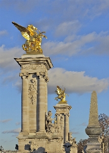 Foto Arquitetura céu cidade paris