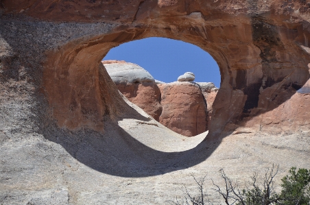 Foto Lanskap pasir rock arsitektur