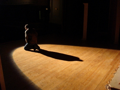 Wood floor performance art theatre Photo