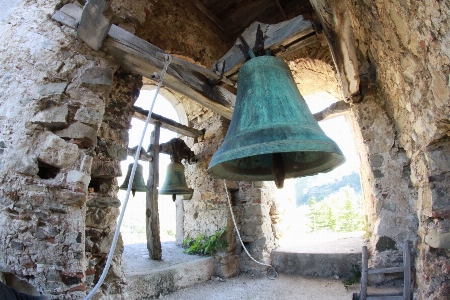 Bell church clock tower musical instrument Photo