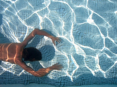 Water pool underwater swim Photo