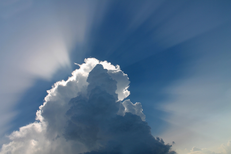 Nube cielo luce del sole atmosfera