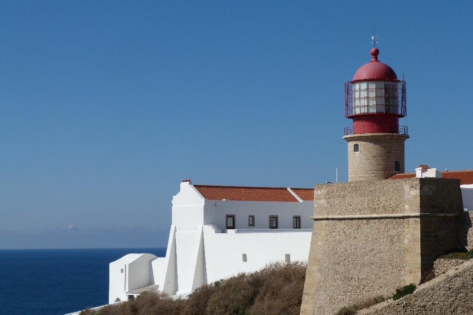 Mer côte phare ciel