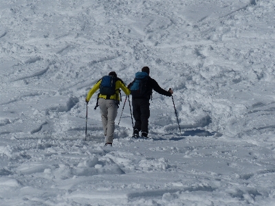 Snow winter people hiking Photo