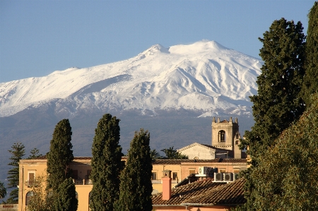 Photo Paysage montagne neige colline