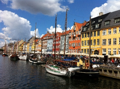 Architecture boat town view Photo