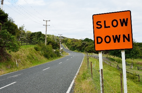 Road highway asphalt sign Photo