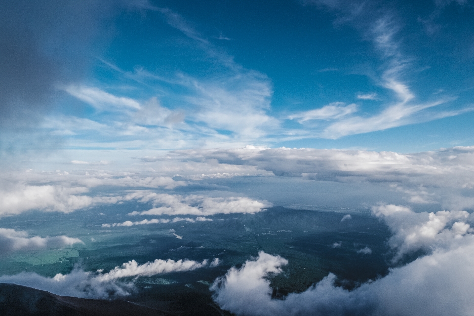 Natur horizont berg wolke