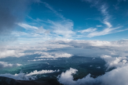 Nature horizon mountain cloud Photo