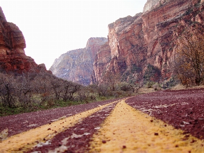 Landscape rock mountain road Photo