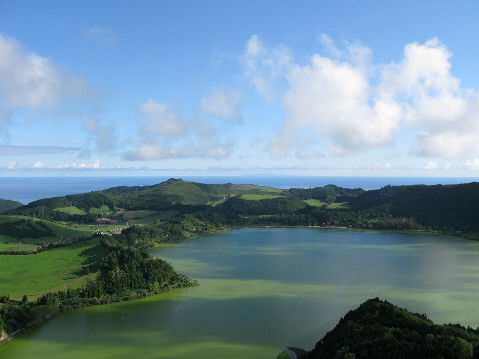 Paisagem mar costa água