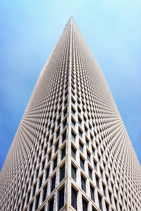 Arsitektur langit perspektif bangunan